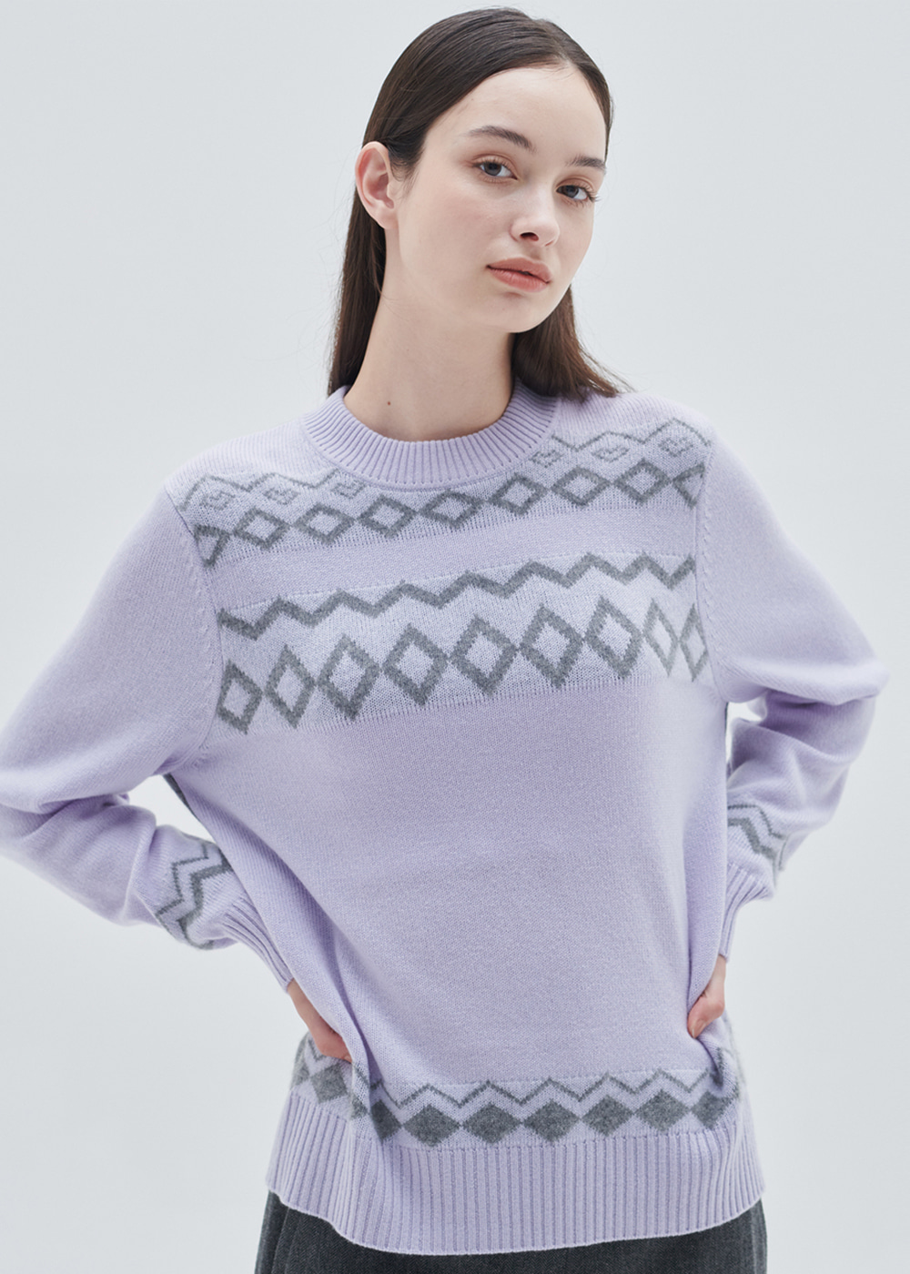 Holiday pullover (lavender)