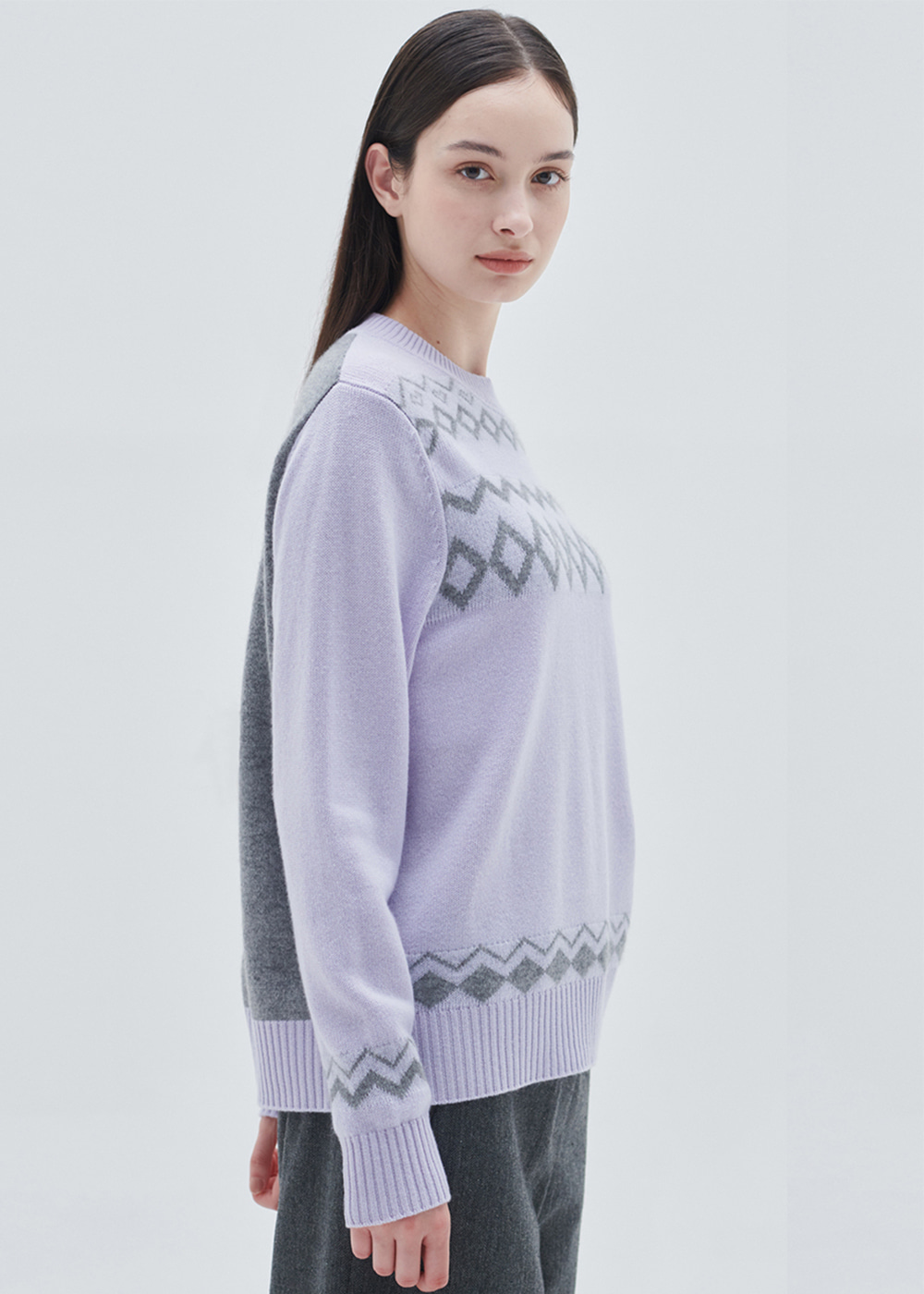 Holiday pullover (lavender)