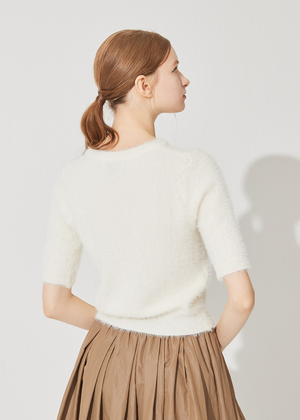 Short  Sleeve Pullover (white)